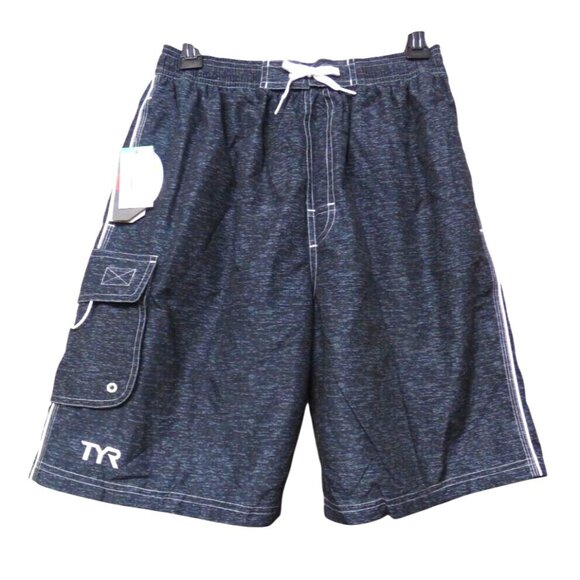 TYR Men's Tahoe Challenger Swim Shorts, M, Black - Picture 2 of 9